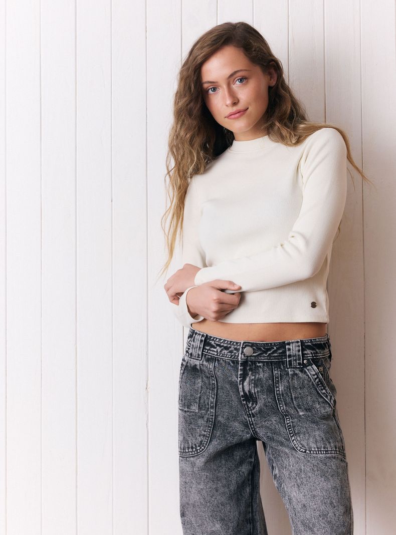 Polera con Lavado Acid Wash