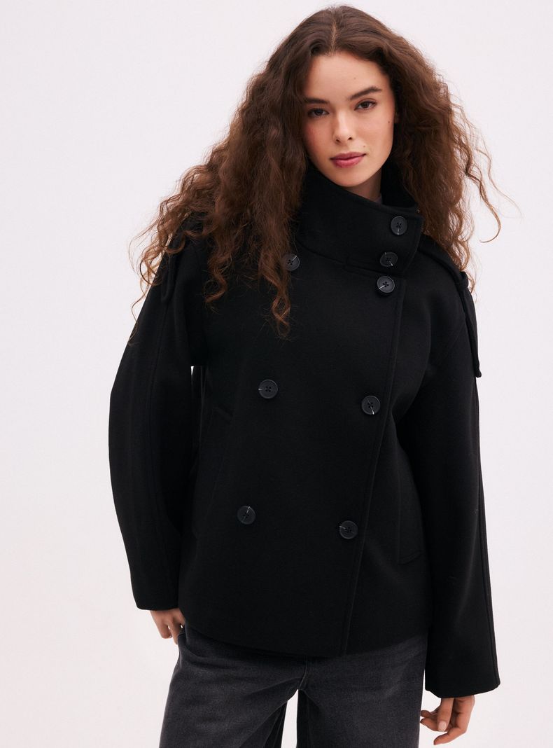 Abrigo Oversize Cruzado Opposite | Paris.cl