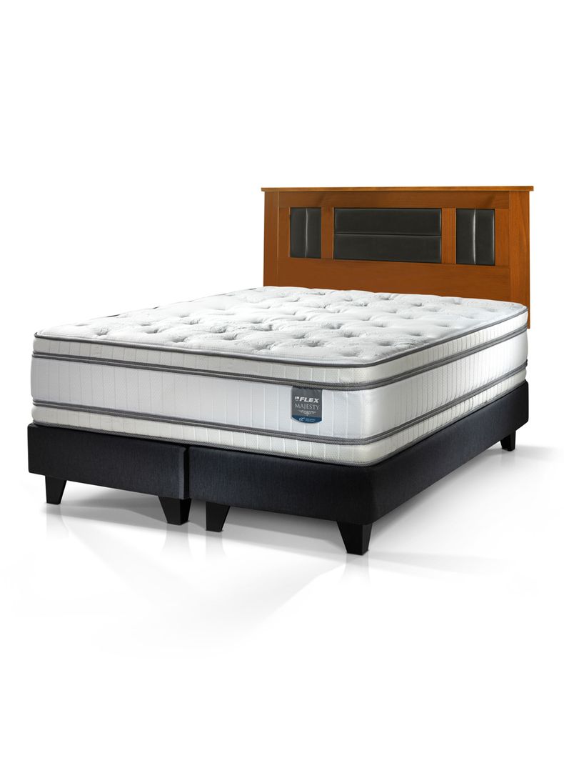 Cama Europea Majesty 2 Plazas + Respaldo Lorraine