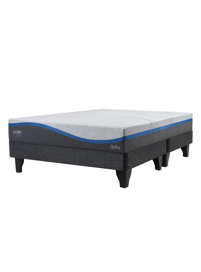 Cama Wake Up 2 Plazas x 2 metros con Base Dividida