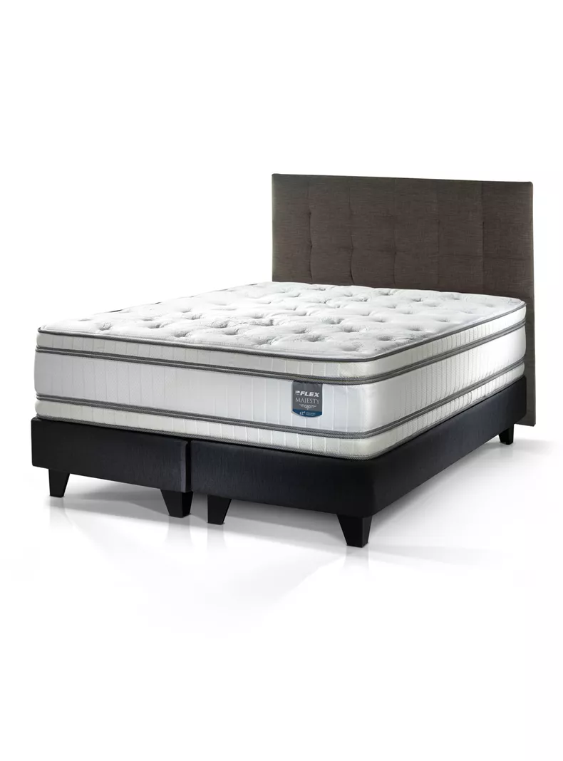 Cama Europea Majesty Súper King + Respaldo Design