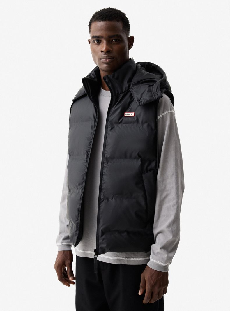 Parka Capucha sin Mangas