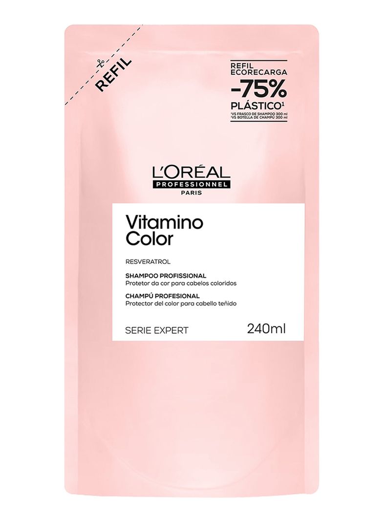 Refill Shampoo Cuidado del Color Vitamino Color 240 ml