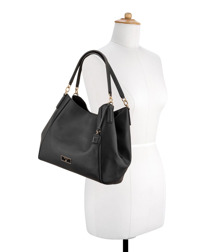 Cartera de Hombro Deacon Negro