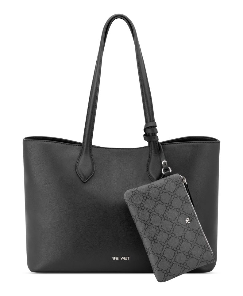 Cartera de Hombro Tipo Tote Vionette 2 en 1 Negro