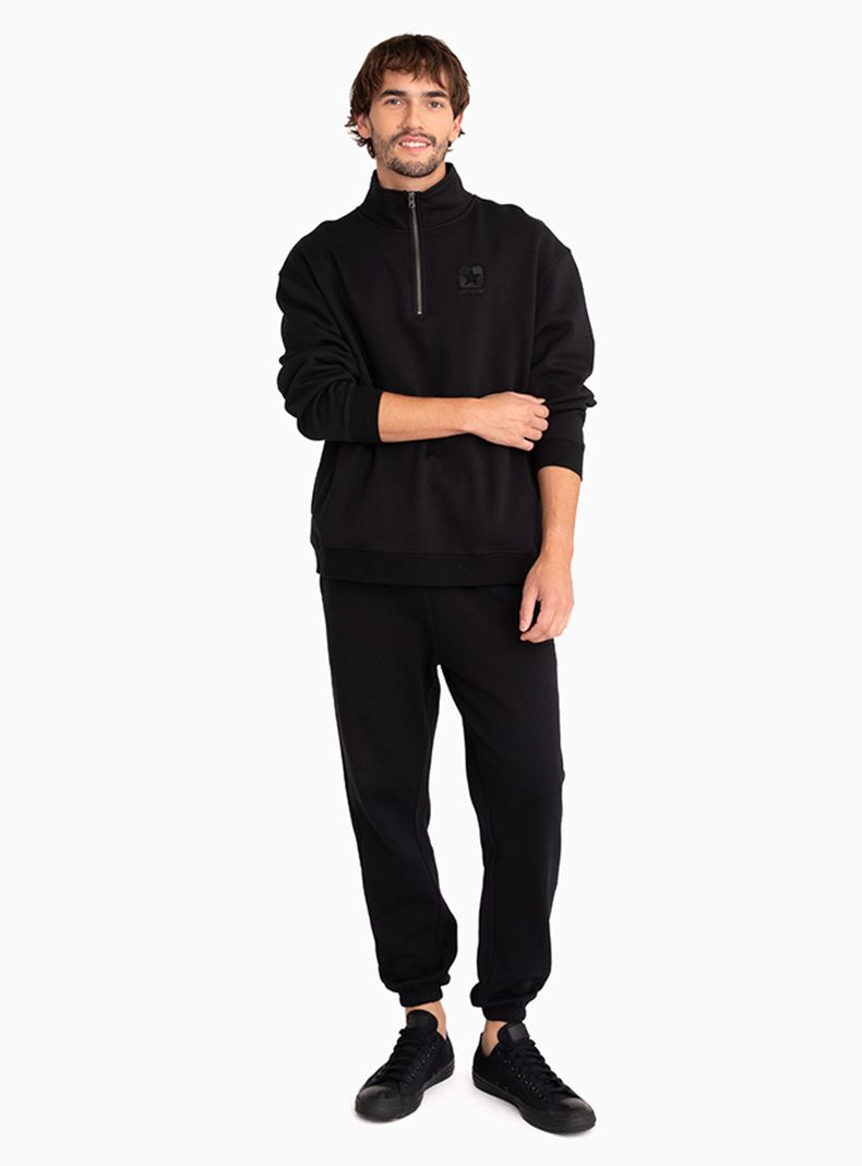 Polerón Halfzip Logo Converse | Paris.cl