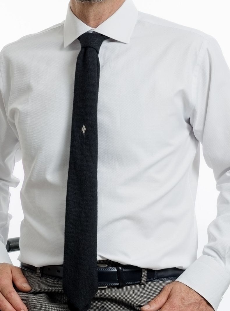 Camisa Slim Cuello Nova
