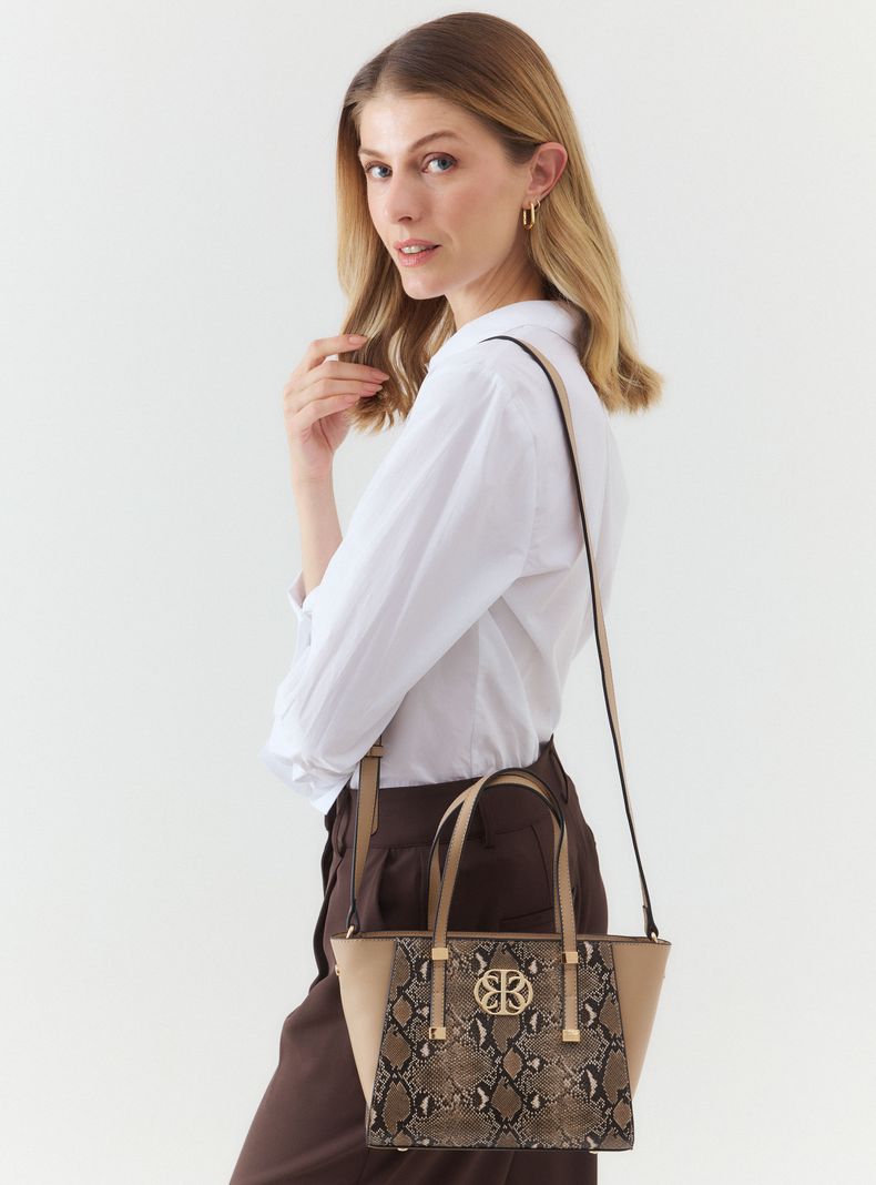 Cartera de Hombro Bitono Pitón