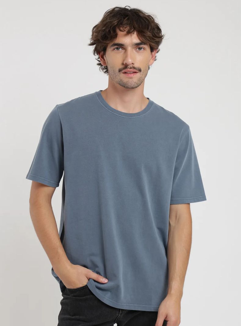 Polera Manga Corta Regular Básico Plain