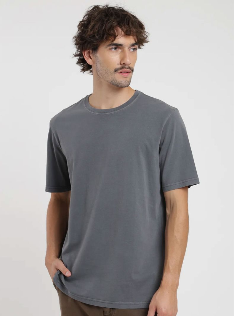 Polera Manga Corta Algodón Orgánico Plain