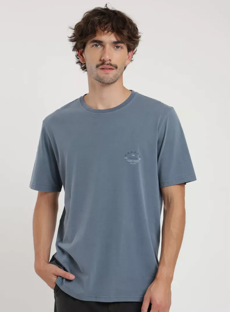 Polera Manga Corta Algodón Orgánico Text