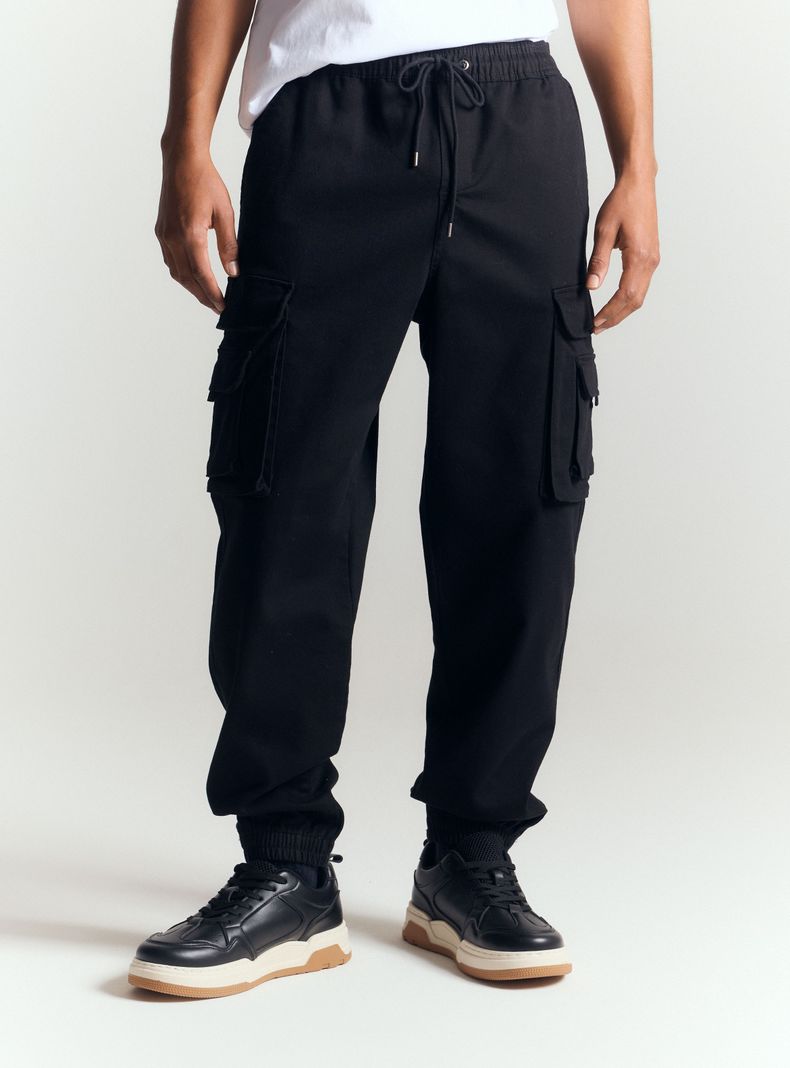 OPPOSITE PANTALÓN PULL KNTTED DENIM COLOR