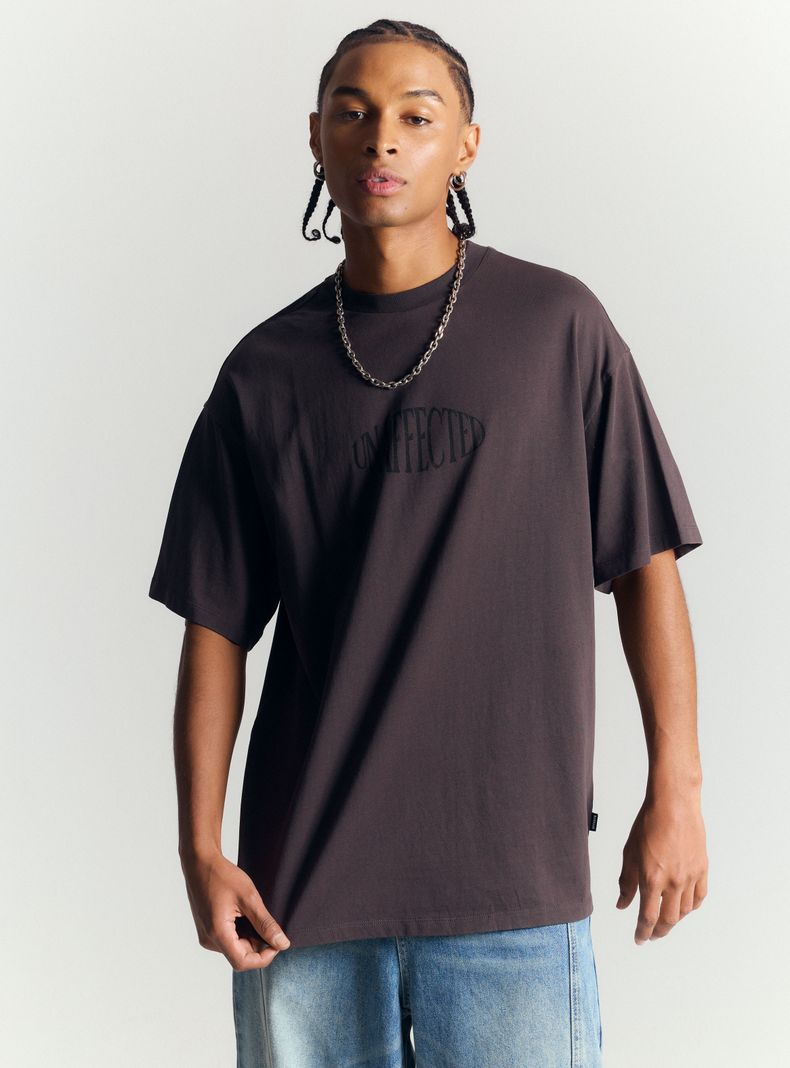 Polera Deslavada Estampada