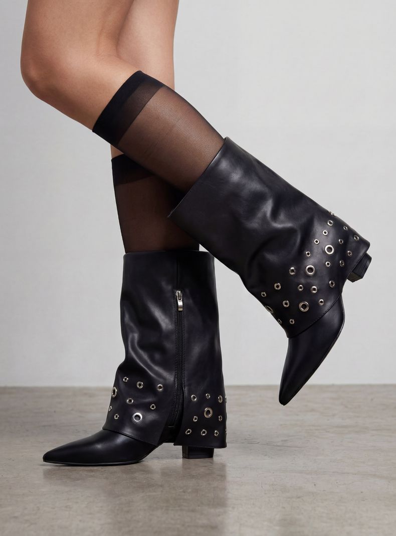 FOSTER BOTA CAPUCHA OJETILLOS MUJER