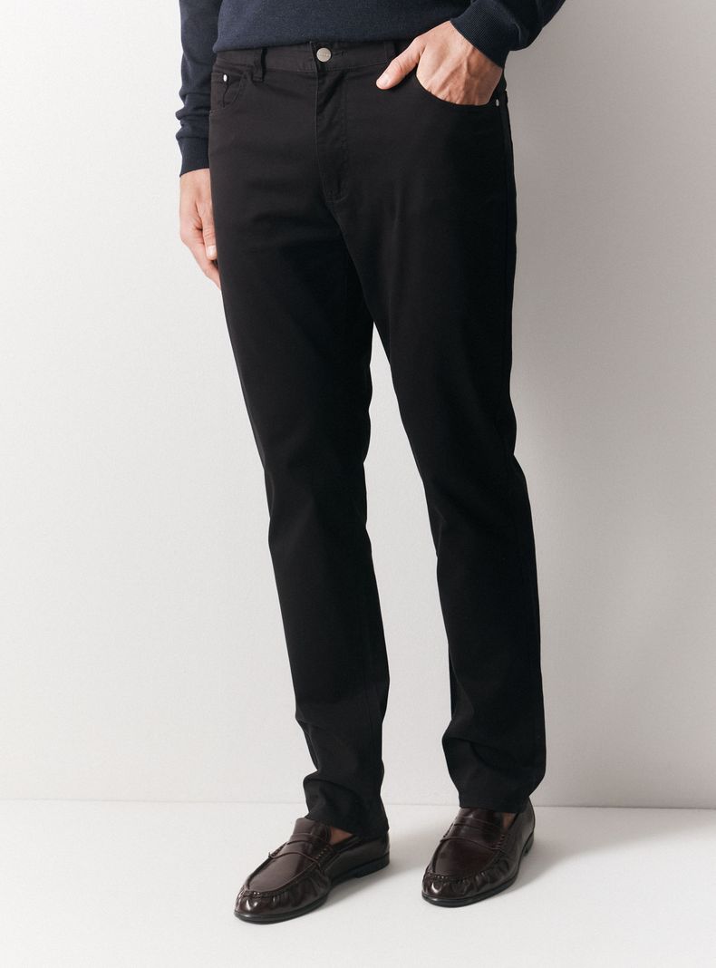 Pantalón Algodón Liso Microtwill