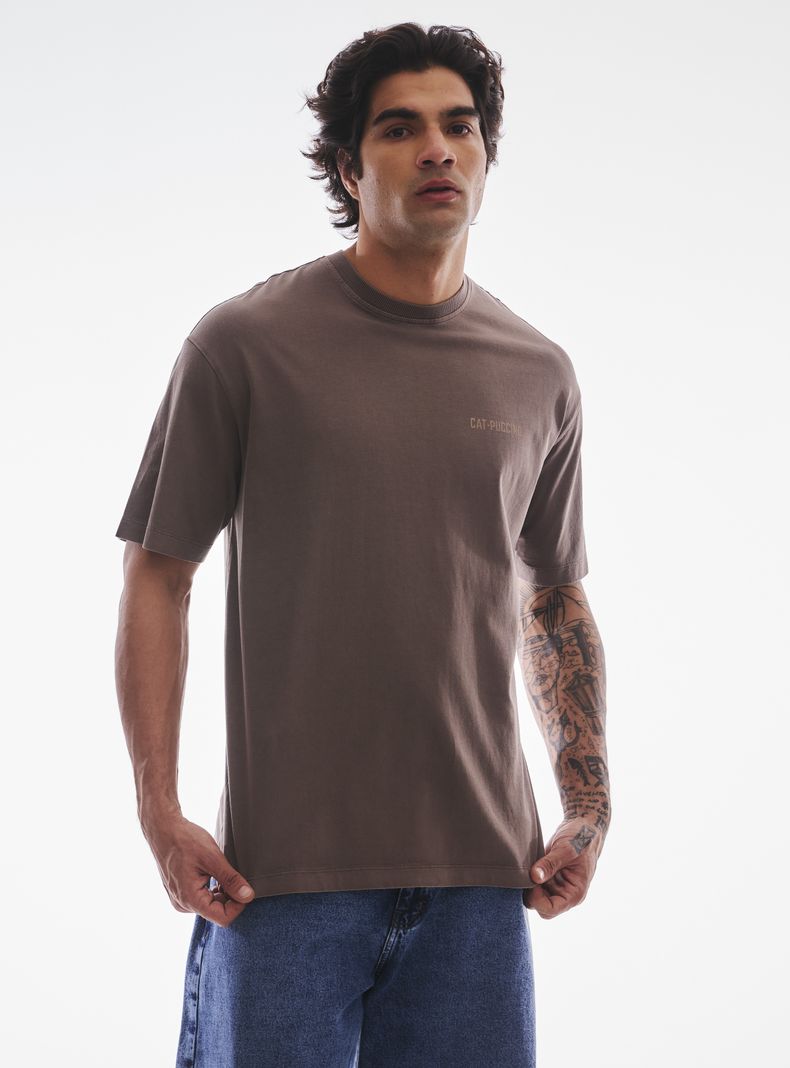 Polera Oversize con Estampado