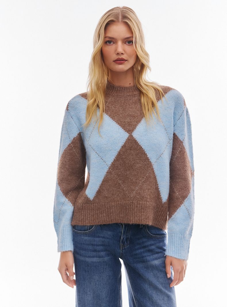 Sweater Rombos Lurex