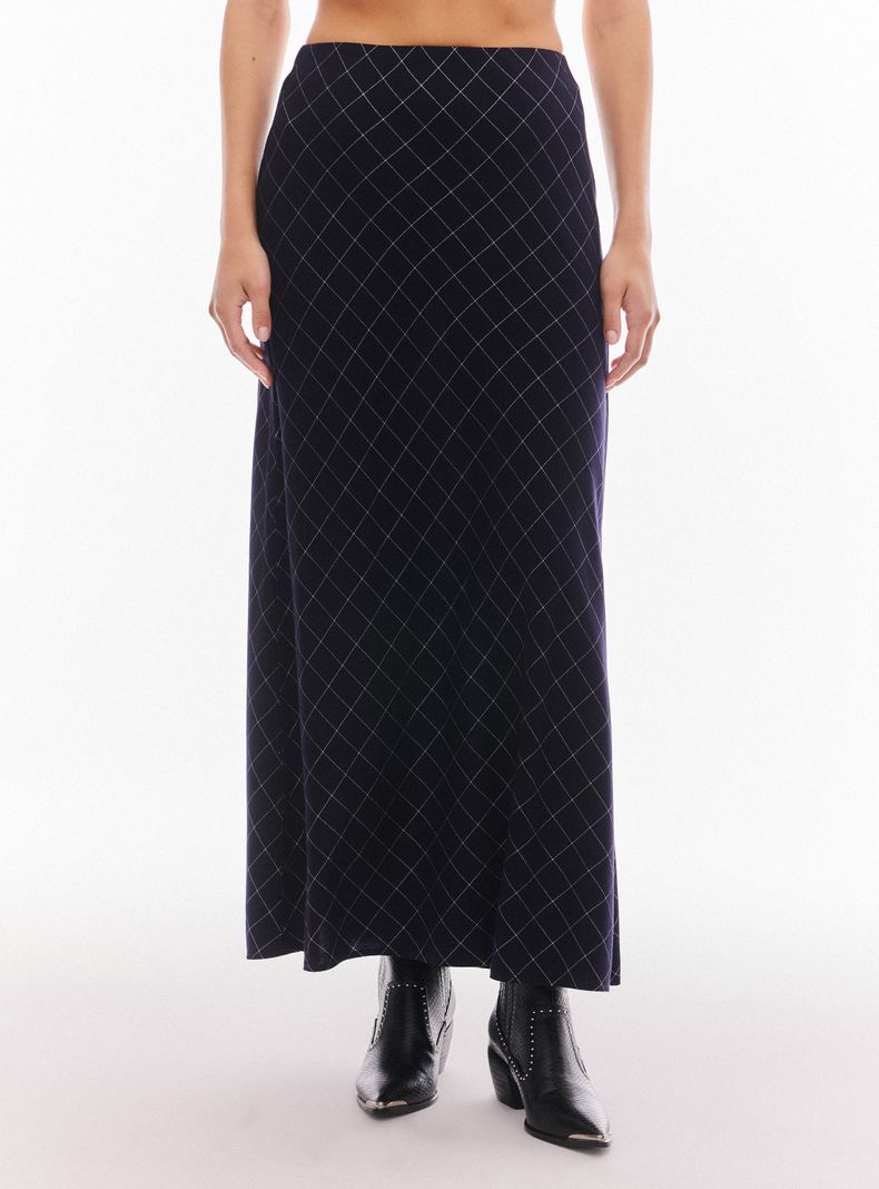 Falda Midi Cuadros