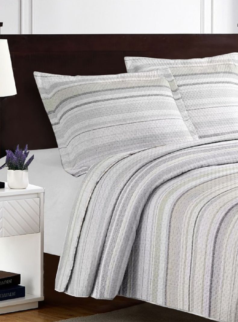 Quilts Breda 2 Plazas Gris