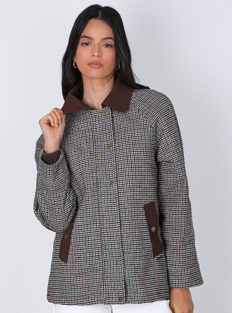 Chaqueta Tejida Print