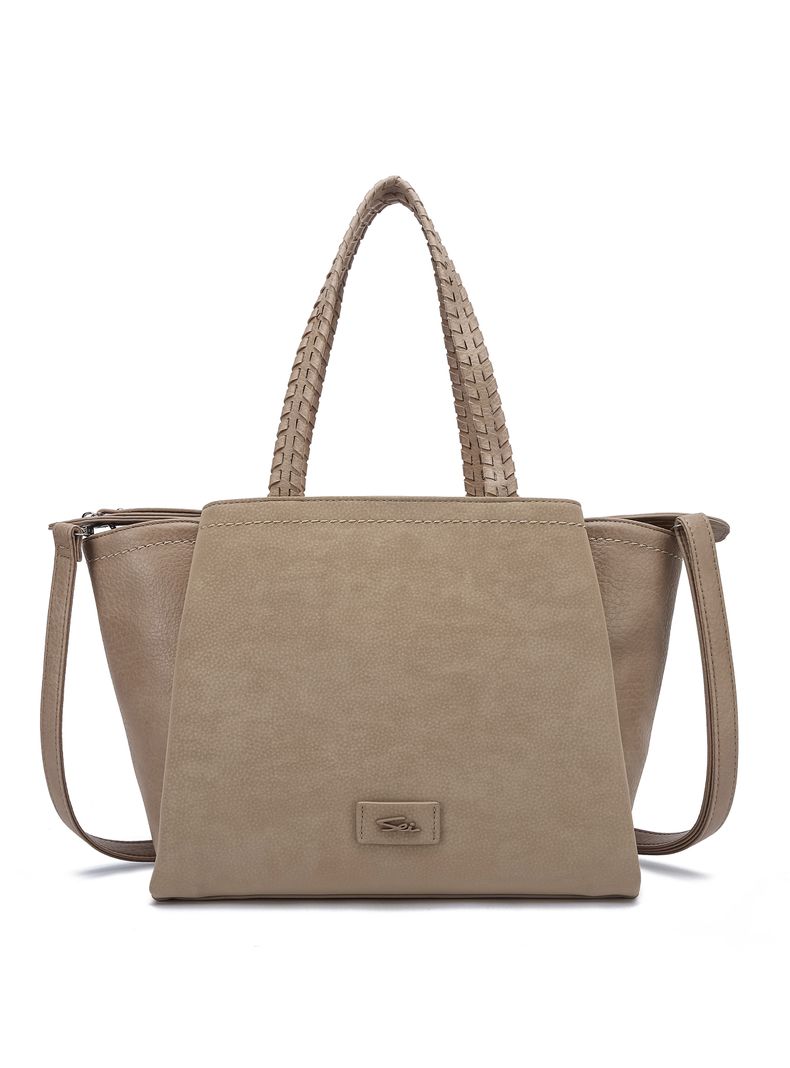 Cartera de Hombro Tote Annecy Beige