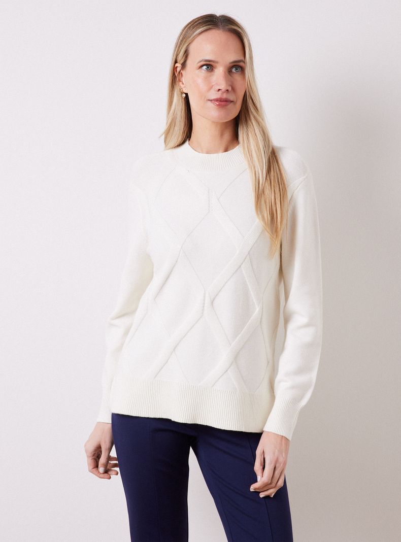 Sweater Trama de Rombos