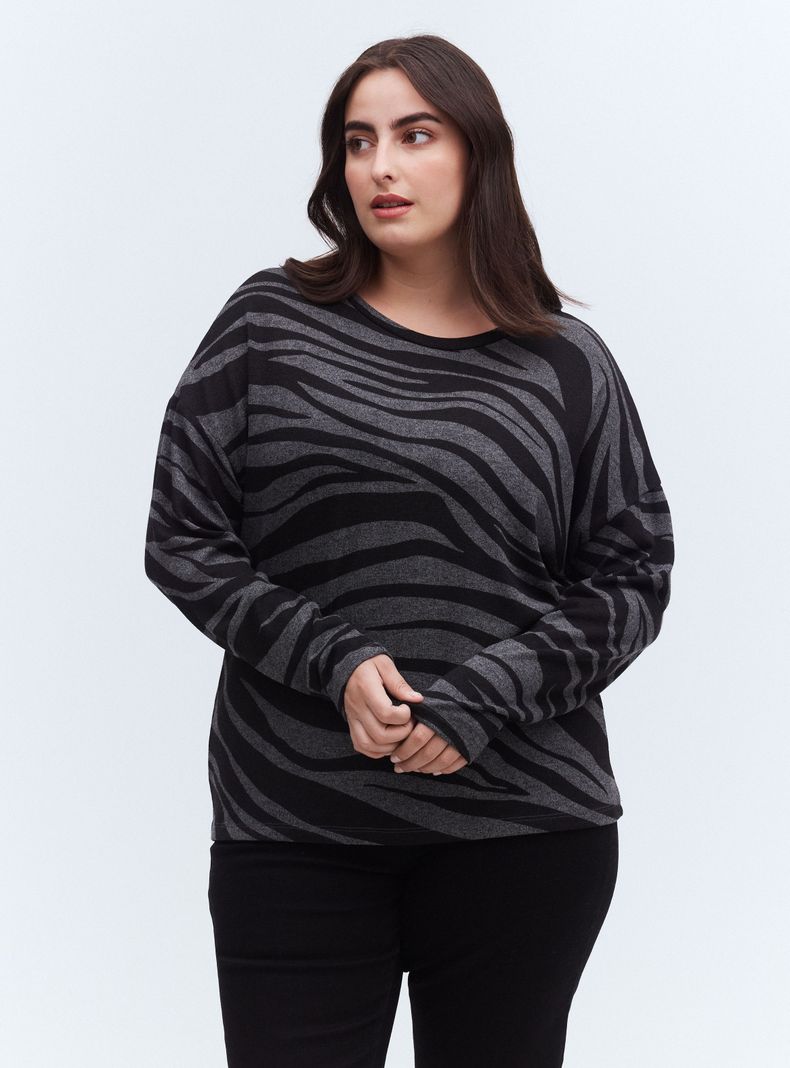 Polera Tejido Camant Animal Print
