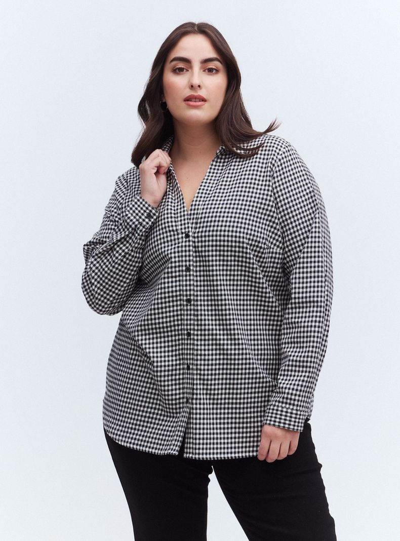 Blusa Twill a Cuadros