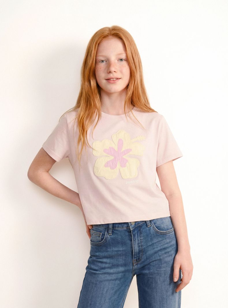Polera Oversize con Diseño Parche