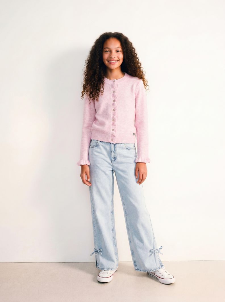 Jeans con Cinta en la Pierna