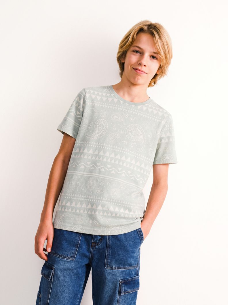 Polera Full Diseño Étnico Niño
