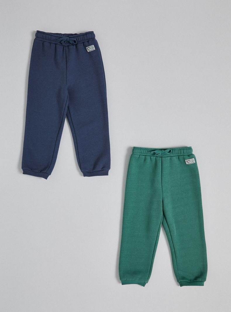 Pantalón Bipack Color Sólido con Etiqueta