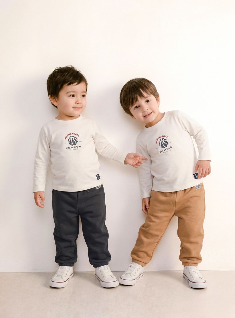 TRIBU PANTALÓN BIPACK COLOR SÓLIDO CON ETIQUETA