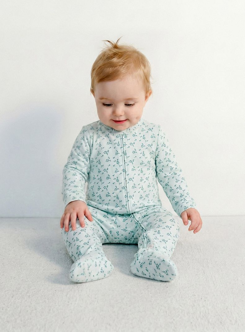 Pijama Estampado Infantil con Cierre Femenino