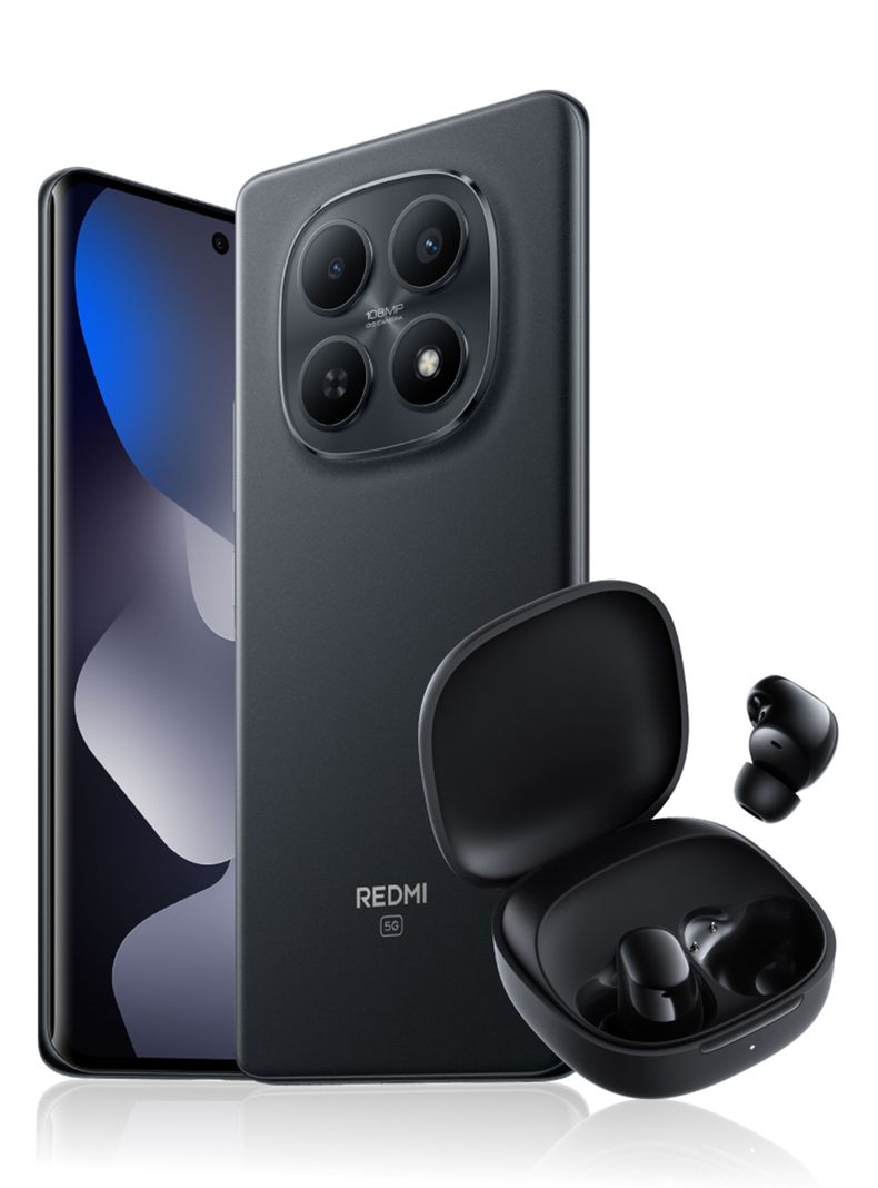 Smartphone Redmi Note 15 5G 256GB 6.77'' Negro Liberado + Audífonos Bluetooth