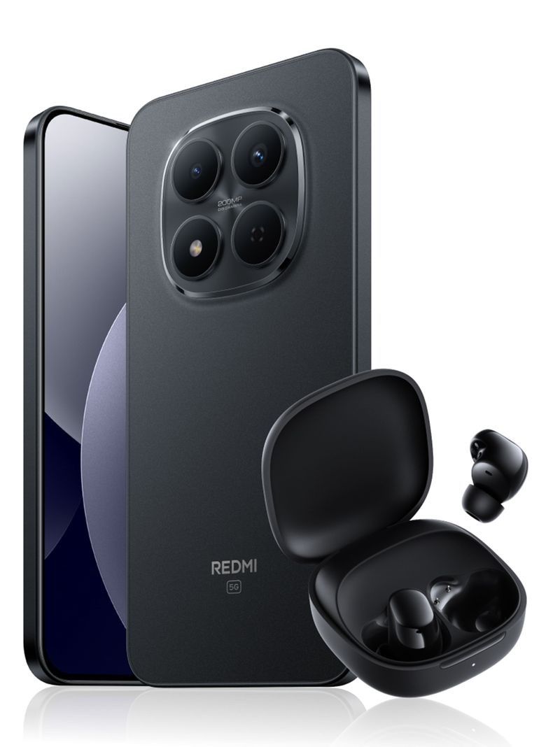 Smartphone Redmi Note 15 Pro 5G 256GB 6.83'' Negro Liberado + Audífonos Bluetooth