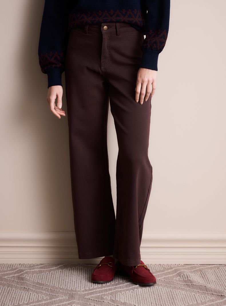 MARITTIMO JEANS COLOR WIDE LEG