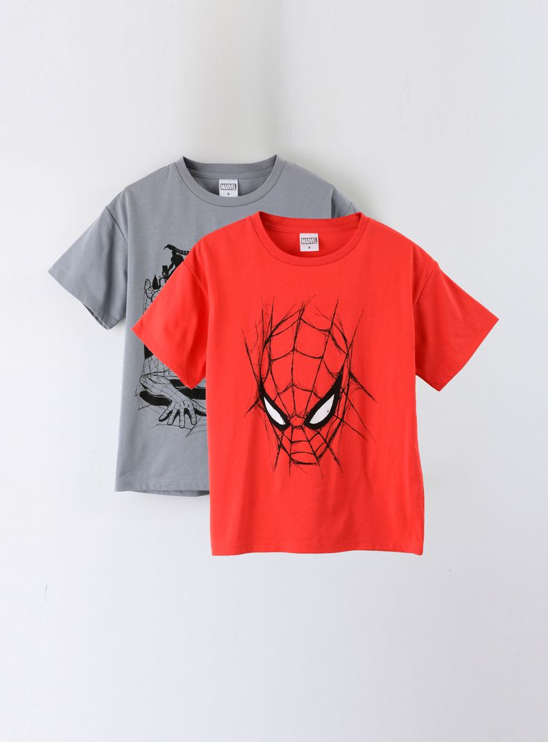 Polera Bipack Estampado Marvel Niño