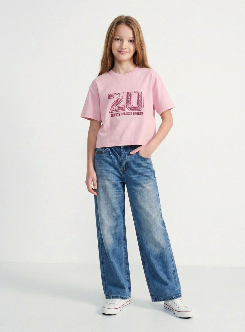 Jeans Diseño Hebilla Pretina