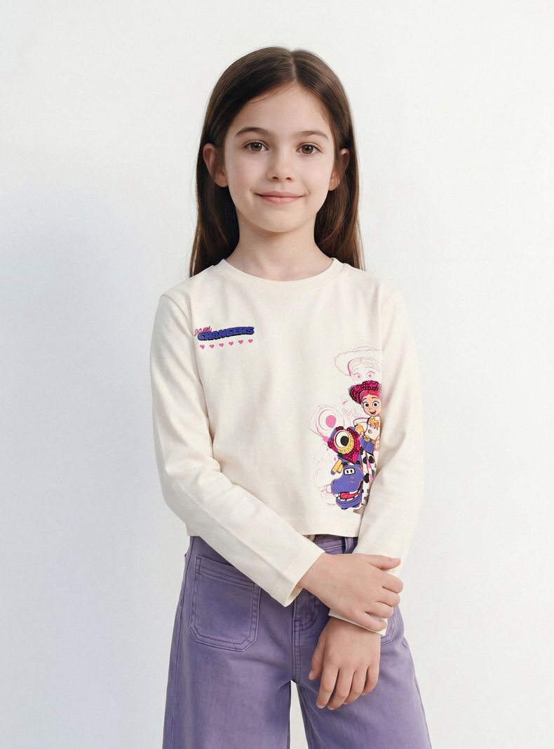 POLERA ESTAMPADO CON LENTEJUELAS TOY STORY 5
