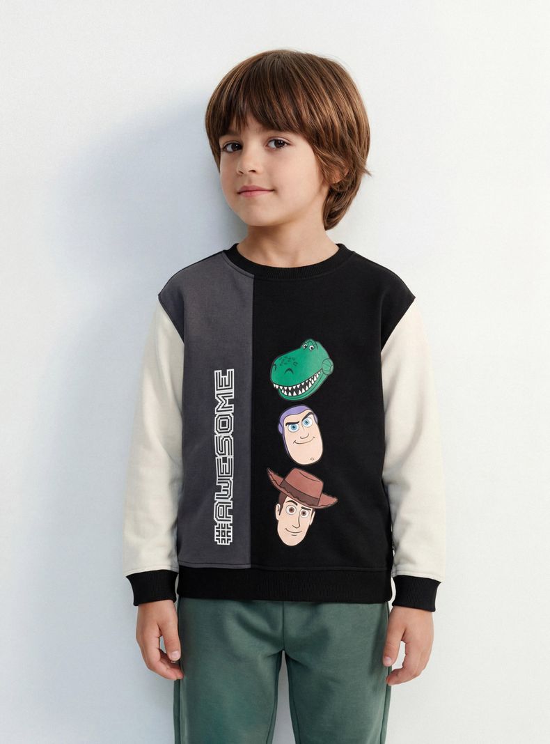 Polerón Tricolor Estampado Toy Story 5