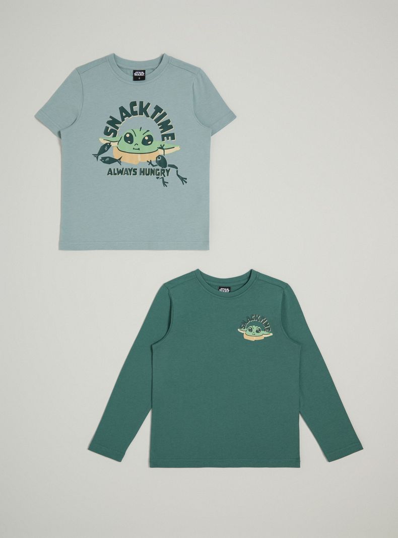 Polera Bipack Diseño Mandalorian Niño