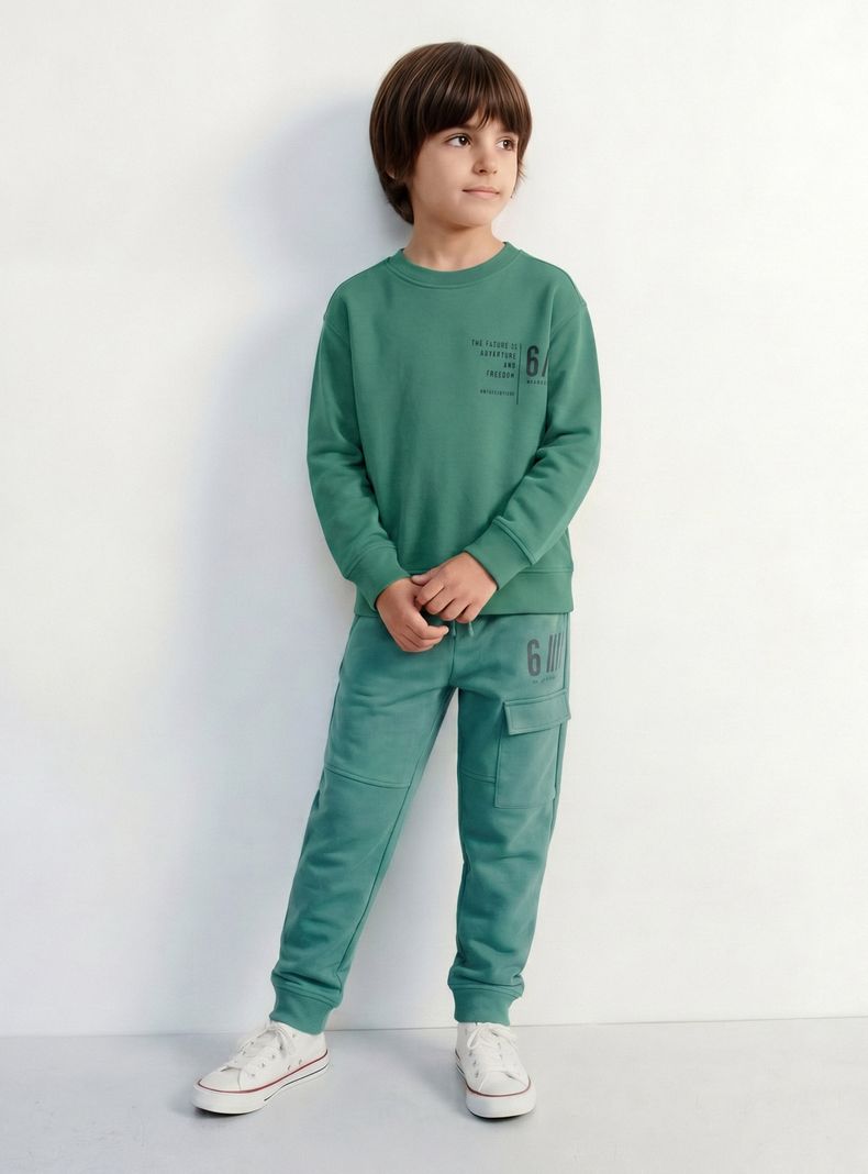 TRIBU PANTALÓN CON BOLSILLO TAPETA