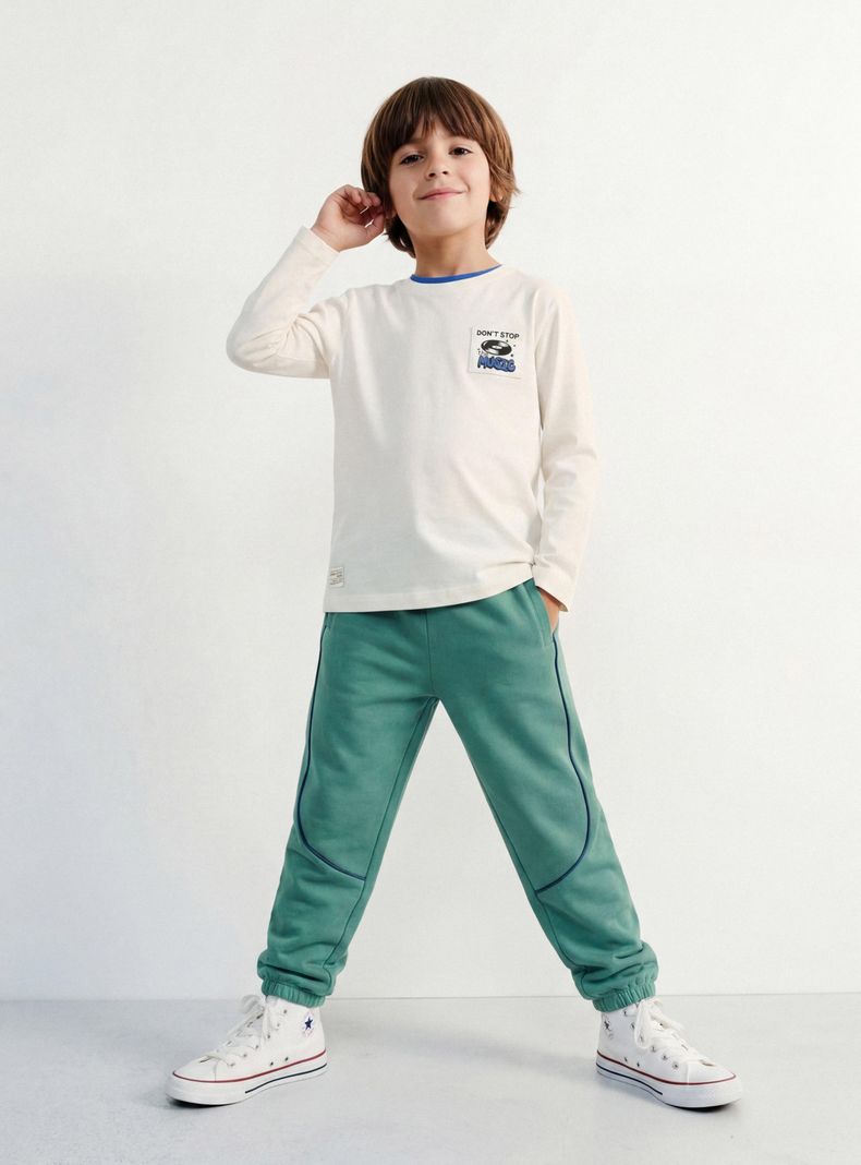 Tribu Pantalón Corte con Piping