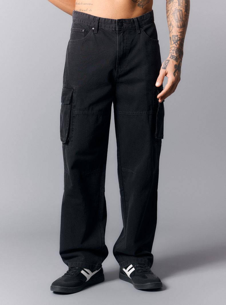 Jeans Cargo Lavado