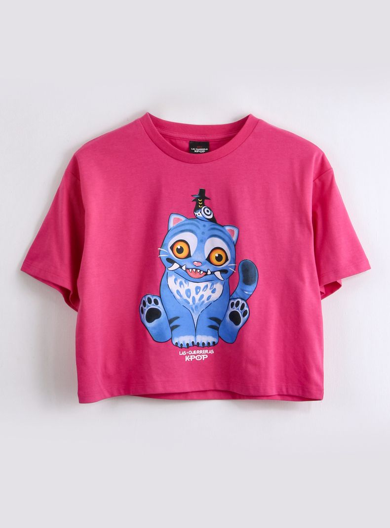 Polera Manga Corta Demonio K-Pop Demon Hunters
