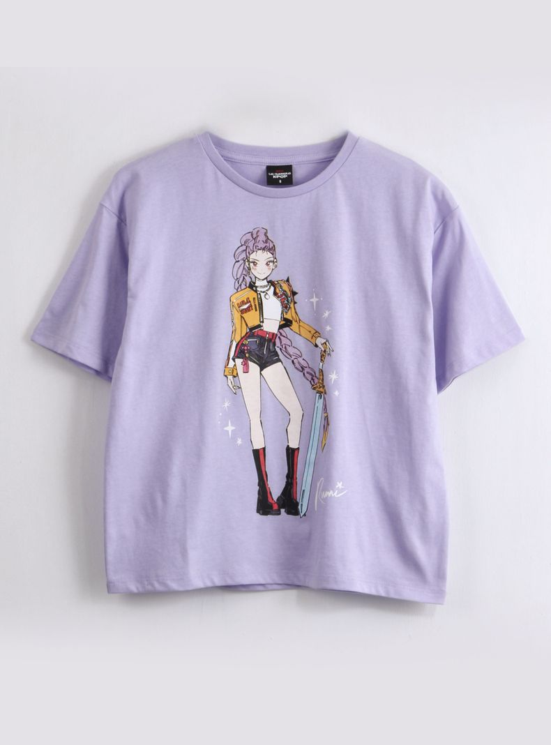 Polera Manga Corta Rumi K-Pop Demon Hunters