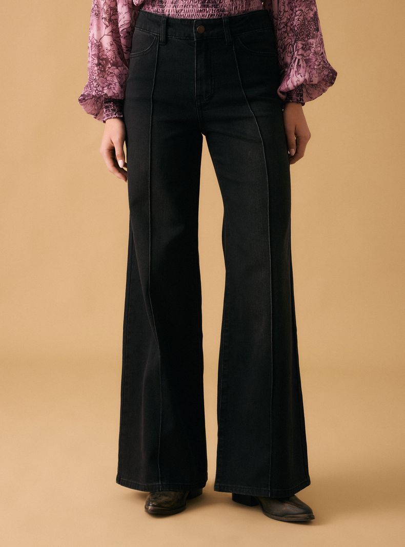 Jeans Pespunte Quiebre en Delantero