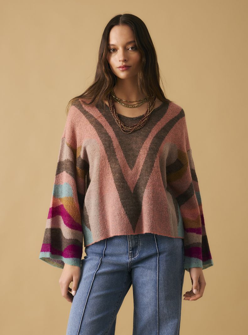 Sweater Jacquard Colores