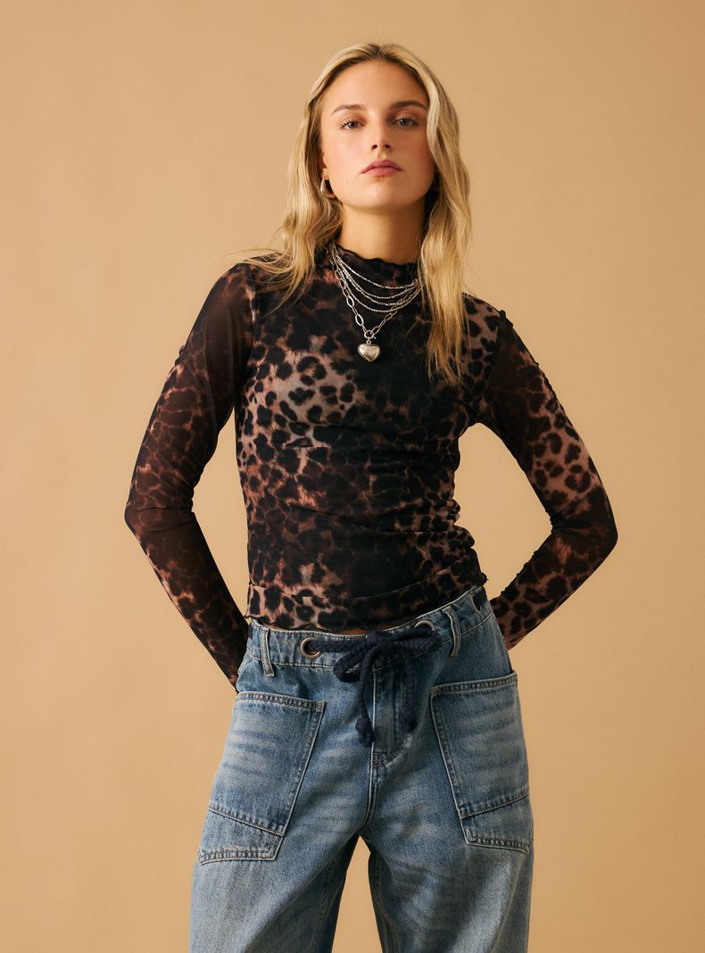 Polera Cuello Smock